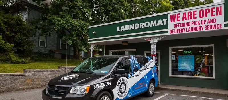 New Paltz Express Laundry storefront at 138 Main Street
